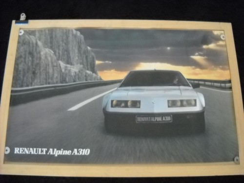 Affiche poster renault alpine - affiche,
