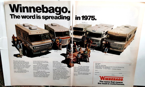 Vintage 1974 winnebago - vintage,