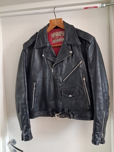 Vintage 50s horsehide - , leather