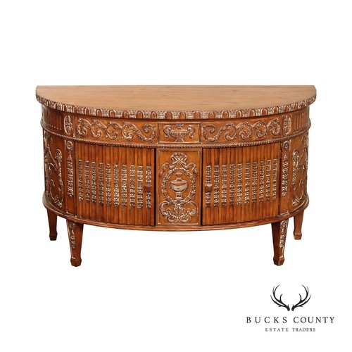 Adam style demilune console - style,
