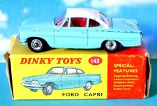 1st Time Listed. Dinky Toys No. 143 Ford Capri Motor Car (1962-65) Boxed.