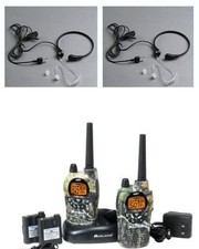 2 Talkie-Walkie Midland GXT1050 + 2 Laringofonos 56KM 5W Résistant Système Vox