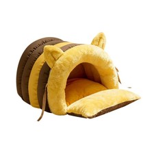 Niche Chat Chien Abri Lit