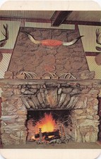 USA FLOURISHING PETRIFIED WOOD FIREPLACE