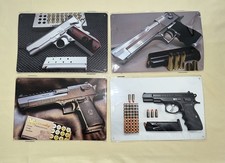 4 Plaques métalliques pistolets -DESERT EAGLE - CZ ...