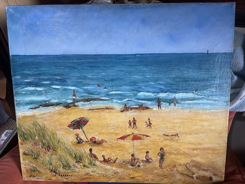 Art naif 1940 hst - art, 1940’s