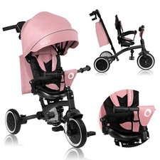 Roue LIONELO Tris Plus tricycle de 9 mois à 5 ans poussette