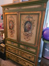 Antique Italian Hand-Painted