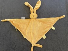 Grand Doudou Lapin Plat Marron