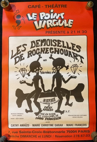 Affiche les demoiselles - affiche, de