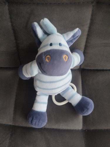 Doudou peluche musical zèbre - peluche,