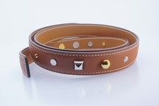 Hermès/ceinture - cuir Swift clouté 24 mm - taille 85 - neuf