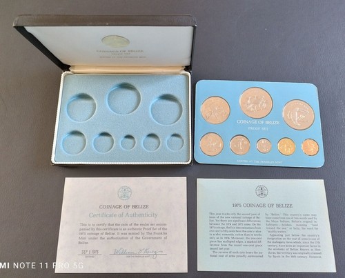 Coffret fdc bélize 1975 - coffret,