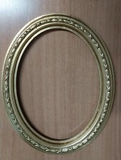 Wood Frame MDF Oval 050MO Gold