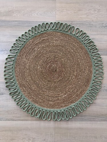 Tapis rond tissé - , la
