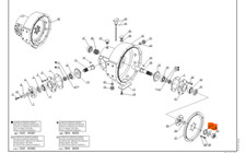 Manitou Rondelle RENVOI D'ANGLES 703039 LIVRAISON 24H COMMANDE AVANT 15h30