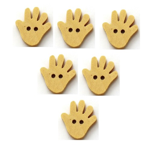 Lot boutons bois main - boutons, :