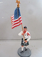 DEL PRADO FIREFIGHTER OUTFIT CEREMONY FLAG BEARER USA 2003 FIRE FIGHTER FIGURE