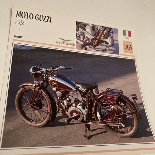 Moto guzzi 238 1935 carte - moto,