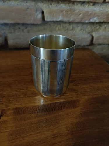 Timbale art deco - , argent