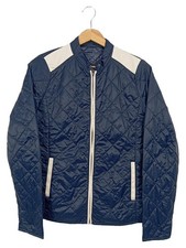 United Colors of Benetton Doudoune Femme Bleu Matelassée (EU 32)