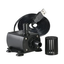 Pompe à eau submersible sans balai pour fontaine aquarium débit 250L/H