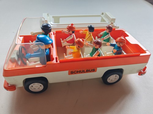 Playmobil vintage bus scolaire - vintage,
