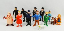 Tintin - Esso Belvision - Complete Set of 13 "Shark Lake" Figures - 