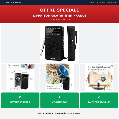Radio portable prunus - radio, j-166