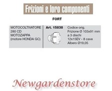 Embrayage 103x91 Motoculteur