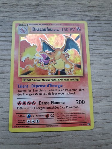 Carte pokémon dracaufeu holo - carte,