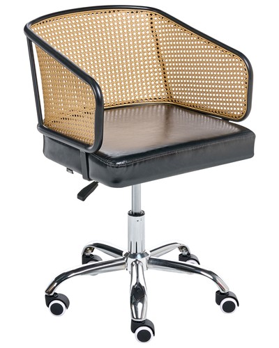 Chaise bureau retro cuir - retro, en
