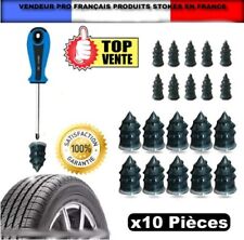 Kit de Réparation Crevaison Pneu Voiture Tubeless Moto Auto Quad Engin Agricole