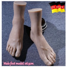 Mannequin d'affichage en silicone réaliste pied homme modèle 26,5 cm