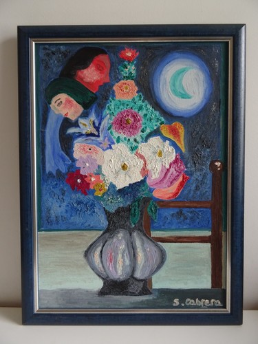 Tableau bouquet fleurs - tableau, de