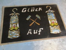 GLACOIDE ARTISANALE MINEURS GLÜCK AUF LAMPES MINES HAUTS FOURNEAUX 1940 CHANCE