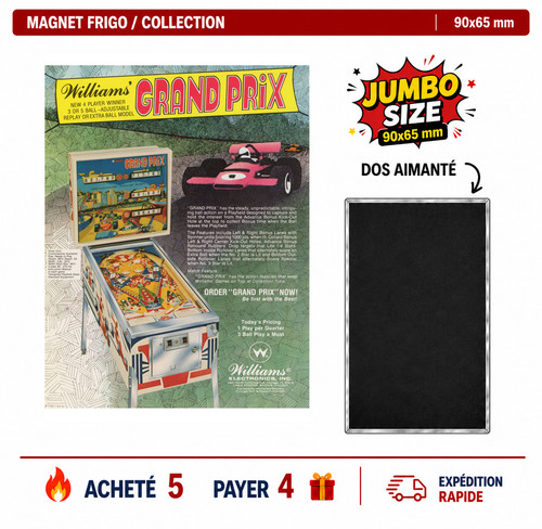 Magnet frigo grand prix - magnet,