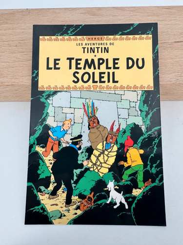 Tintin carte postale album - tintin,