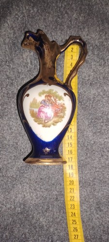 Pichet porcelaine bleu - , cobalt