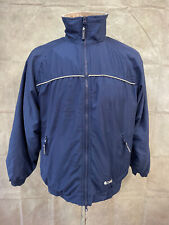 Dublin Blouson Women’s Blue Fleece Lined Full Zip Windbreaker Jacket Size M