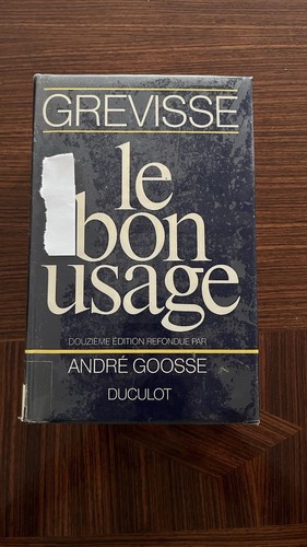 Bon usage maurice - le,