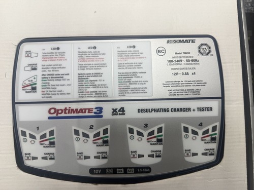 Tecmate optimate battery - optimate,
