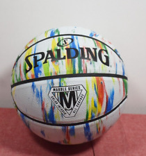 Spalding 29.5'' Basketball Marble White