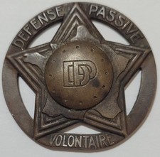 France Military Voluntary Badge Passive Defense 1939-1940