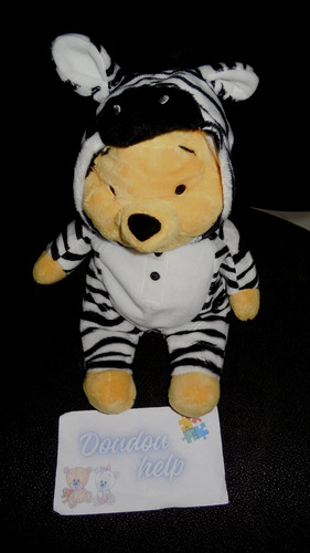 Doudou peluche winnie - winnie, l'ourson