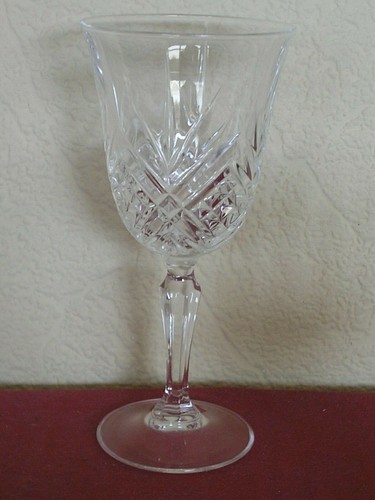 Verre vin rouge cristal - vin,