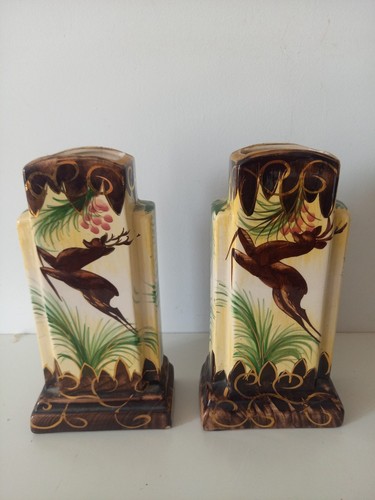 Paire vases ceramique - de,