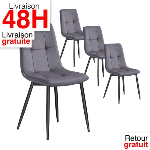 Vasagle lot chaises de - lot,