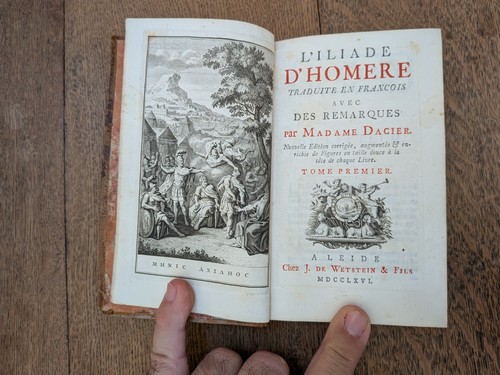 Livre ancien dacier - ancien,