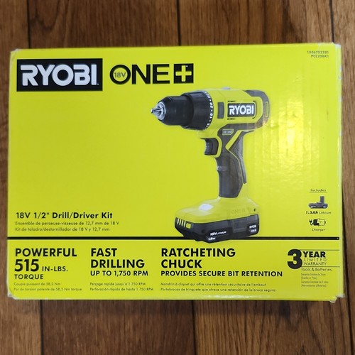 Ryobi one 18v - 18v, 1/2"